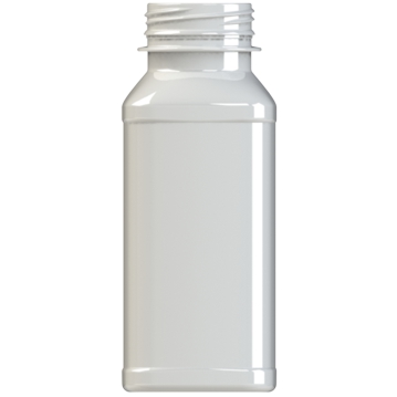 Garrafa Quadrada PET Transparente 250ml com tampa 210 un
