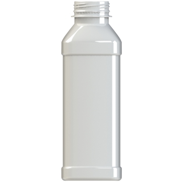 Garrafa Quadrada PET Transparente 500ml com tampa 108 un