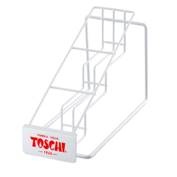 Rack em Arame 3 Garrafas Toschi Branco 1 un