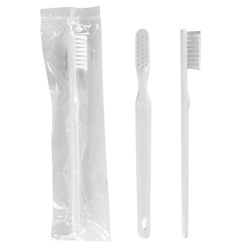 Escova de Dentes Plstico PS Transparente Individual 185mm 100 un