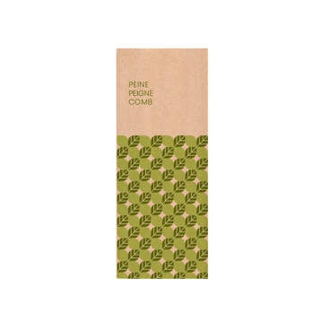 Pente Beige em plstico PP Individual Natural 125x28mm 250 un