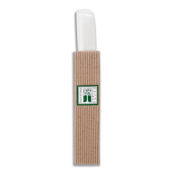 Pente Branco em plstico PS Individual Touch of Charm 133x27x3mm 100 un
