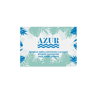 Esponja abrilhantadora de calado Azur 55x35x22mm 250 un