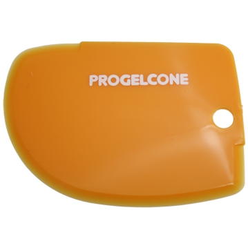 Esp�tula Raspadora em Pl�stico Laranja Progelcone 120x85mm