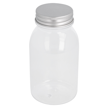 Garrafa Redonda PET 220ml com Tampa de Alumnio 162 un