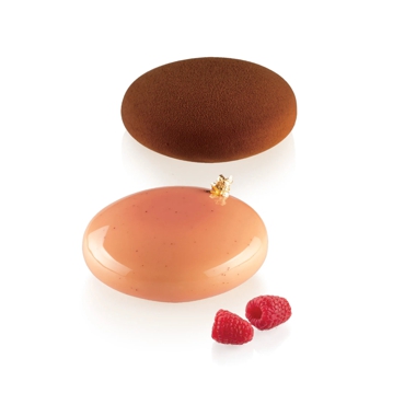 Molde de Silicone para Pastelaria Mul3d pebble 120ml 80x35mm