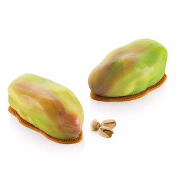 Molde de Silicone para Pastelaria Pistachio 6x120ml 99x56x40mm