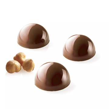 Molde em Plstico Policarbonato para Bombons Praline Star 31x16mm