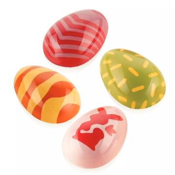 Semioval e Choco Stamp para Molde em Pl�stico Tritan para Bombons Ovo