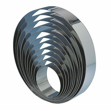 Forma Cortante em Anel Circular de Inox para Semifrios - Alta 200x40mm
