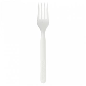 Garfo em CPLA em branco 170mm 1000un
