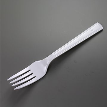 Garfo de Plstico Branco PLUS 180mm 18x100un
