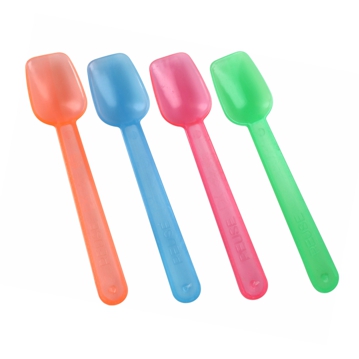 Colher de Plstico PP Cores Sortidas de Gelado 95mm REUSE 14x500g