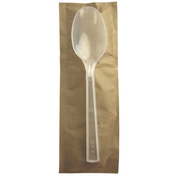 Colher de Plstico PLUS 180mm REUSE Embrulhado Individualmente 800 un