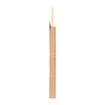 Stick de Madeira para Caf 140mm Individual Kraft 10x500un