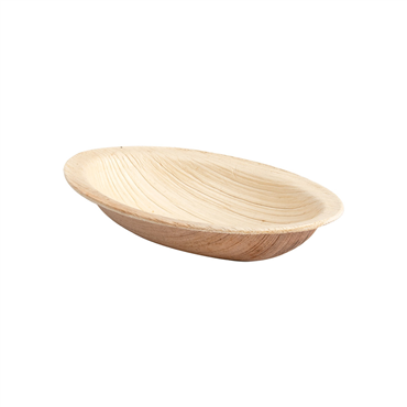 Tigela Oval em Folha de Palma 90x60x15mm 10x50 un