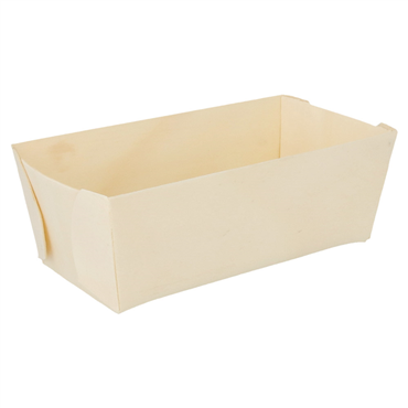 Barqueta em madeira de choupo 140x75x50mm 4x50 un