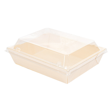 Recipiente em madeira para tapas 140x100/160x120 x 36mm 4x50 un