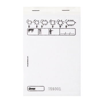 Bloco de Encomenda Standard Duplicados 50x2 Folhas 100x150mm 10 blocos