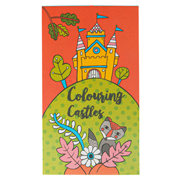 Caderno para colorir 125x220mm Castelos 100 un