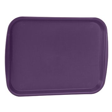 Tabuleiro de Refeio em Plstico 300x410mm Roxo 10 un