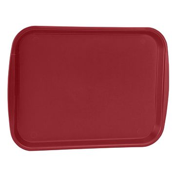 Tabuleiro de Refeio em Plstico 300x410mm Bordeaux 10 un