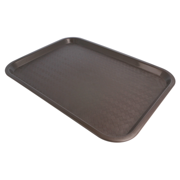Tabuleiro de Refeio em Plstico 304x414mm Chocolate 1 un