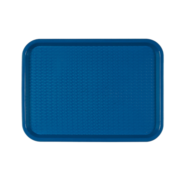Tabuleiro de Refeio em Plstico 304x414mm Azul 1 un