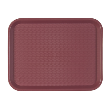 Tabuleiro de Refeio em Plstico 304x414mm Bordeaux 1 un