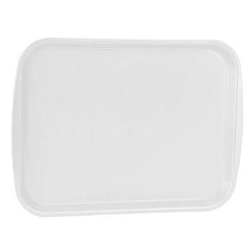 Tabuleiro de Refeio em Plstico 264x358mm Branco