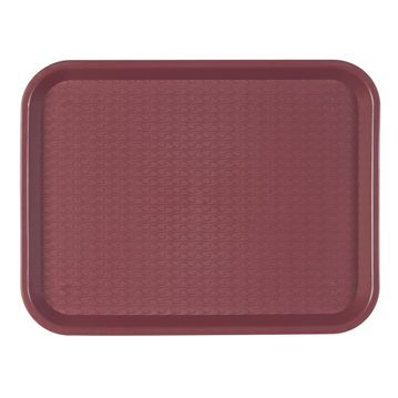 Tabuleiro de Refeio em Plstico 275x355mm Bordeaux 1 un