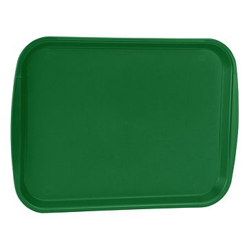 Tabuleiro de Refeio em Plstico 360x460mm Verde