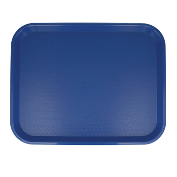 Tabuleiro de Refeio em Plstico 355x453mm Azul 1 un