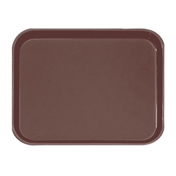 Tabuleiro Antideslizante Castanho Rectangular 380x510mm 1 un