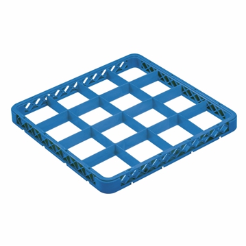 Rack para lavagem de Louas - Copos, Calices e taas - Suplemento 16 Compartimentos 110mm