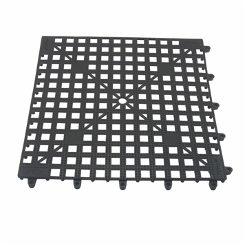 Black Rubber Mat Puzzle 330x330mm The Bars 1 pcs