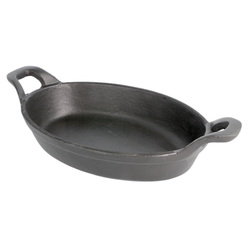 Caarola em Ferro Preto Redonda 720ml 215/275x150x45mm 8 un