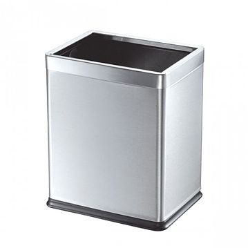 Papeleira de Quarto Rectangular em Inox 9L 225x165x270mm