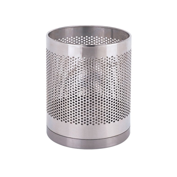 Papeleira de Quarto Redonda Inox 10L 220x295mm