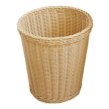 Papeleira de Quarto Redonda PP Natural 10L 250x270mm