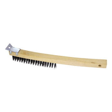 Escova de Arame com Raspador 355x25x48mm
