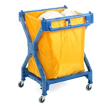 Carro Dobrvel para Lavandaria Plstico Azul 178L 1 un