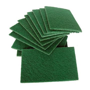 Esfrego Verde Cortado 150x200mm 12 un
