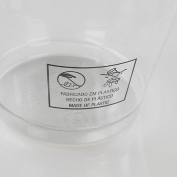 Copo Plstico PET Transparente 375ml 12oz turtle 20x50 un