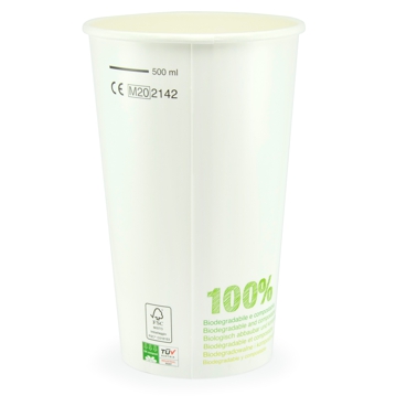 Copo de Carto para Bebidas Quentes 580ml 20oz E-CUP 10x100 un