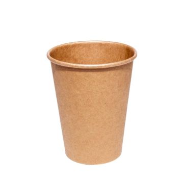 Copo Carto Kraft+PLA para Bebidas Quentes 360ml 12oz 1000un