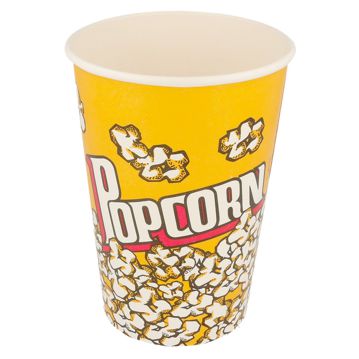 Vaso de cart�n para palomitas 1380ml 46oz 20x25 uds