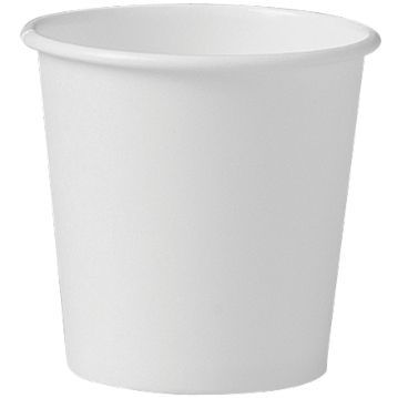 Copo de Cart�o para Bebidas Quentes 90ml 3oz - Branco - Caixa 3000