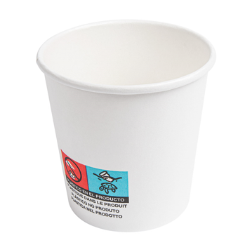 Copo de Carto para Bebidas Quentes 120ml 4oz - Branco 1000 un