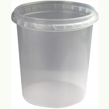 Taa de Plstico Eurobox Transparente 1000cc para Tampa Inviolvel 288 un